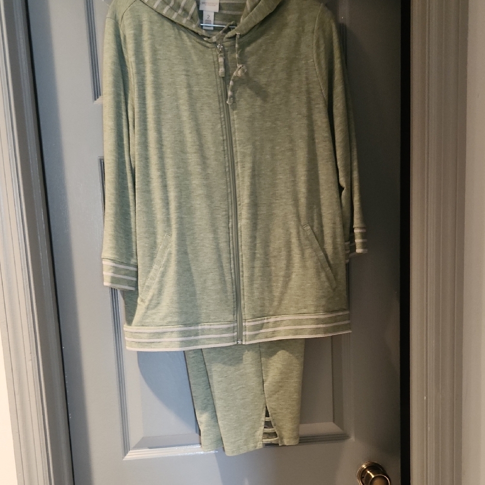 Chico's Light Green Lounge Set